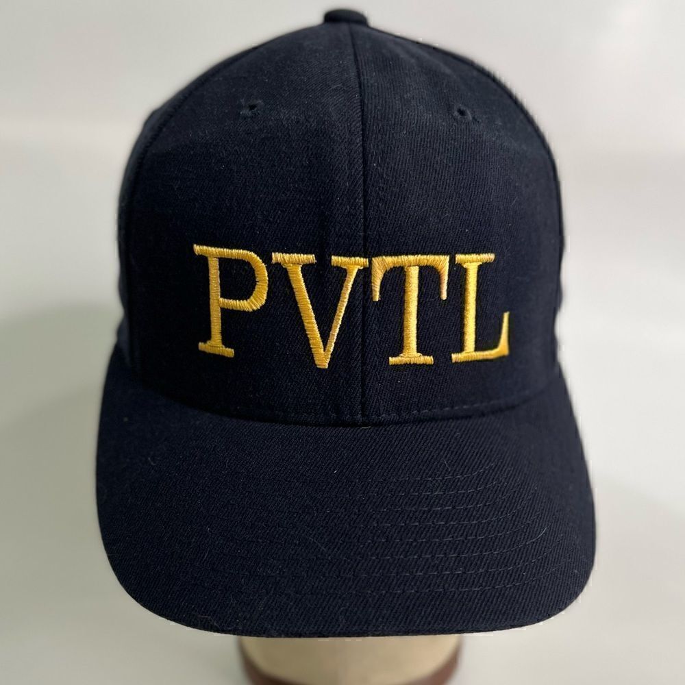 Adams Wool blend PVTL Flexfit Navy Ball cap